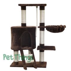 Cat tree cho mèoKMB004A đa năng size vừa 54*30*96 cm