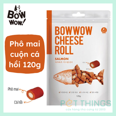 Bow Wow Cheese roll salmon 120g