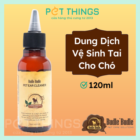 Budle Budle Ear Cleaner Dung Dịch Vệ Sinh Tai Cho Chó 120ml