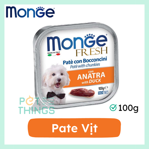 Pate Chó Monge Fresh Duck 100g