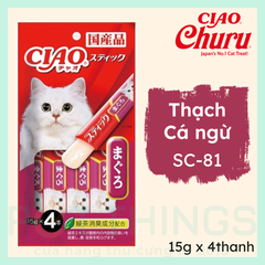 Súp Thưởng Cho Mèo CIAO Churu SC-81 Tuna In Jelly 15gx4