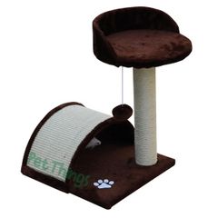 Cat tree cho mèo M06B vòm 2 tầng 38*36*50 cm