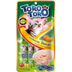 Súp thưởng mèo ToroToro 15g*5, Gà / Chicken +