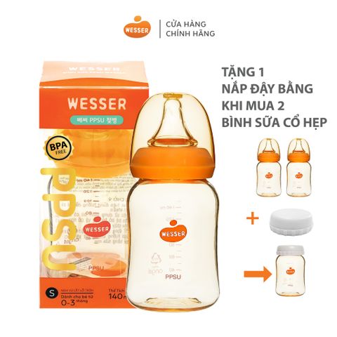  Bình sữa Wesser PPSU 140ml 