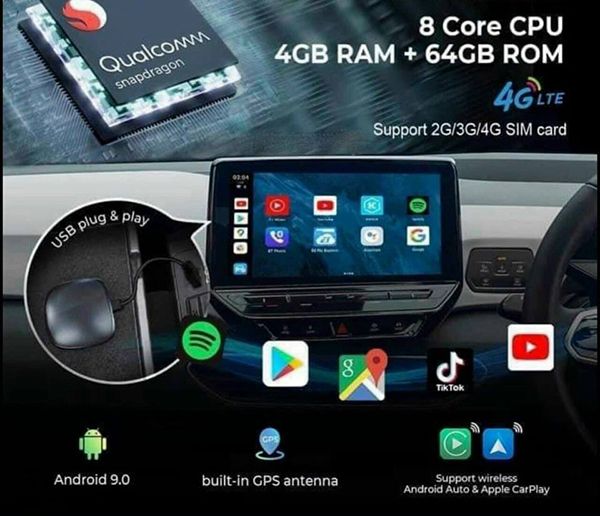 Lắp Box Android Xe Toyota Cross - Biến Màn Zin thành Màn Hình Android