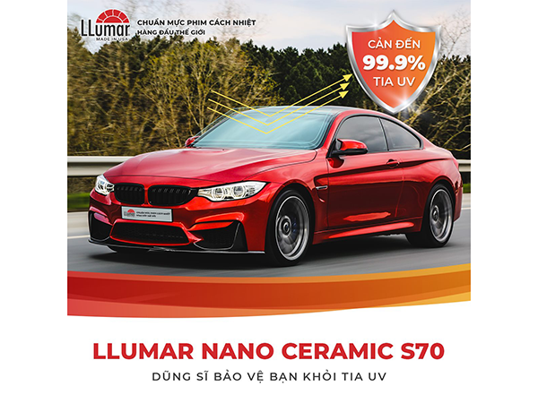 Dán phim cách nhiệt Llumar S70 chính hãng