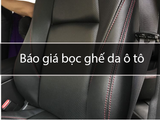 Báo giá bọc ghế da ô tô - cập nhật bảng giá ghế da mới nhất