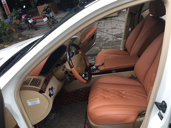 Bọc ghế da xe Mercedes S550 Maybach