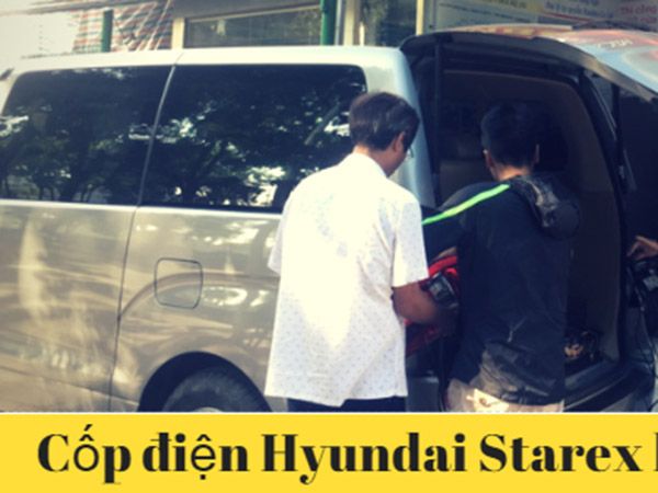 Độ cốp điện xe Hyundai Starex