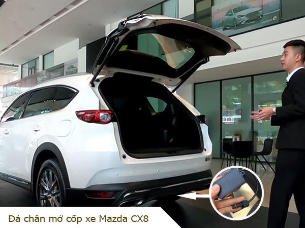 Cảm biến đá chân mở cốp xe Mazda CX8