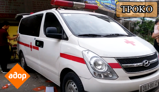 Độ cửa lùa tự động xe y tế Hyundai Starex phiên bản cứu thương