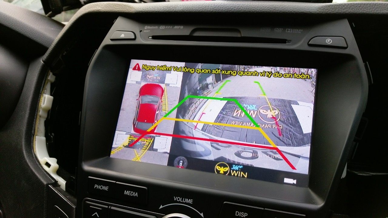 Camera 360 độ Owin cho xe Hyundai Santafe