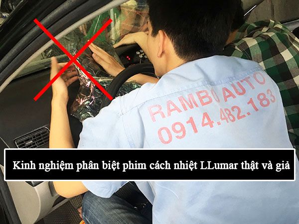 Kinh nghiệm để phân biệt phim cách nhiệt LLumar thật và giả