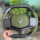 Khâu da vô lăng cho xe VF3 - Rambo Auto