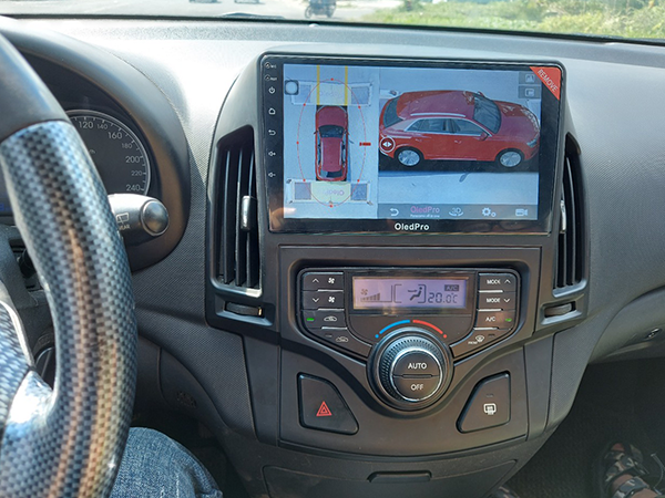 Màn hình Android Oledpro X3s liền Camera 360 Xe Hyundai i30