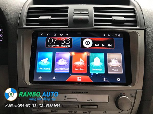 Màn hình Android Oled C2 xe Toyota Camry