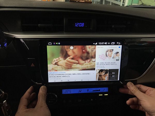 Màn Hình DVD Android Oled Pro X3 Xe Toyota Altis