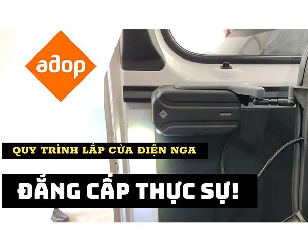 Độ cửa lùa tự động Croco xe Hyundai Solati 2018 - 2020