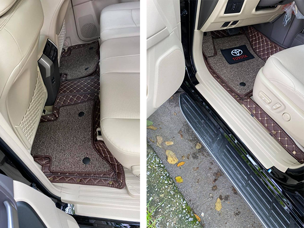 Thảm lót sàn da 6D xe Toyota Prado 2020