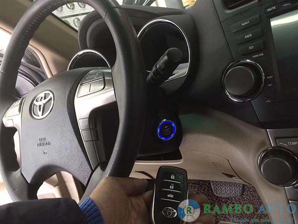 Độ Start/Stop Smartkey cho xe Fortuner