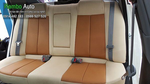 Bọc ghế da phối màu xe Hyundai Avante
