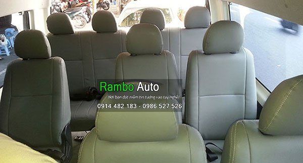 Bọc ghế da xe Toyota Hiace