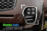 Viền đèn gầm xi mạ cho xe Kia Sportage 2016-2017