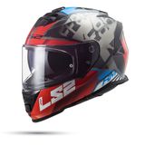 MŨ FULLFACE LS2 FF800 STORM - Đỏ Xám Xanh