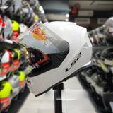 MŨ FULLFACE LS2 FF800 STORM - Trắng Bóng