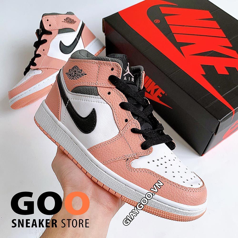  Nike Jordan 1 Mid - GS Pink Quartz SC 