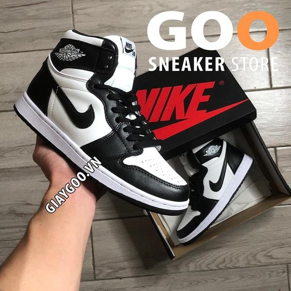 Nike Jordan 1 High Black White rep 11 siê cấp