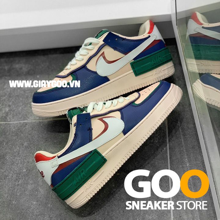 Nike Air Force 1 Shadow xanh dương