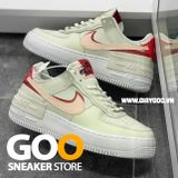  Nike Air Force 1 Shadow Trắng Đỏ 