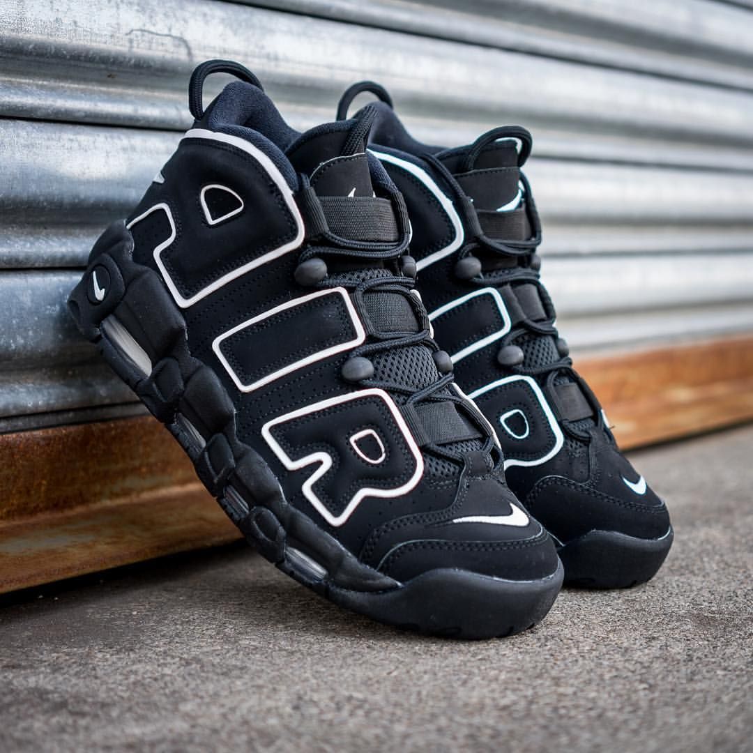  Nike Uptempo Black White REP 