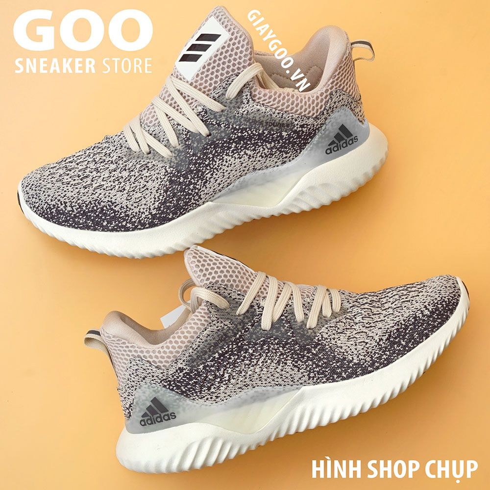  Giày Alphabounce Beyond Kem Muối Têu 