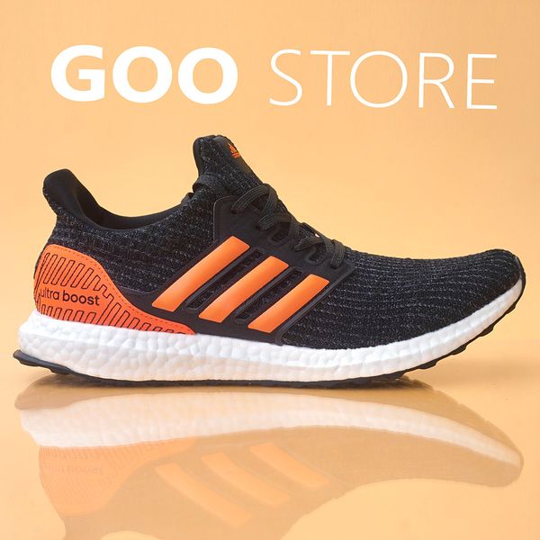 adidas ultra boost 4.0 Core Black Solar Orange nam nữ replica