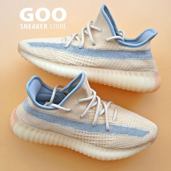 adidas yeezy 350 v2 linen reflective nam nữ 1:1