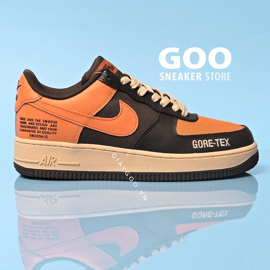  Air Force 1 Gore Tex Đen Cam LA 