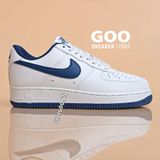  Air force 1 Trắng Kem đế xanh navy SC 