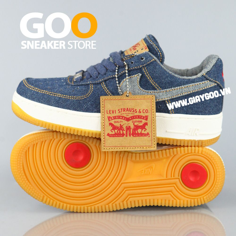  Nike Air Force 1 Levis Jean PK GOD 