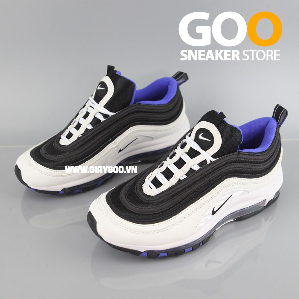 Nike air max 97 trắng đen xanh