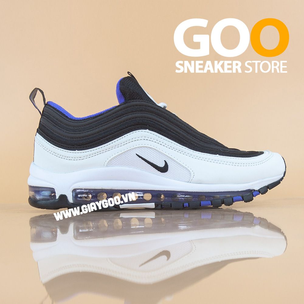 Nike air max 97 trắng đen xanh