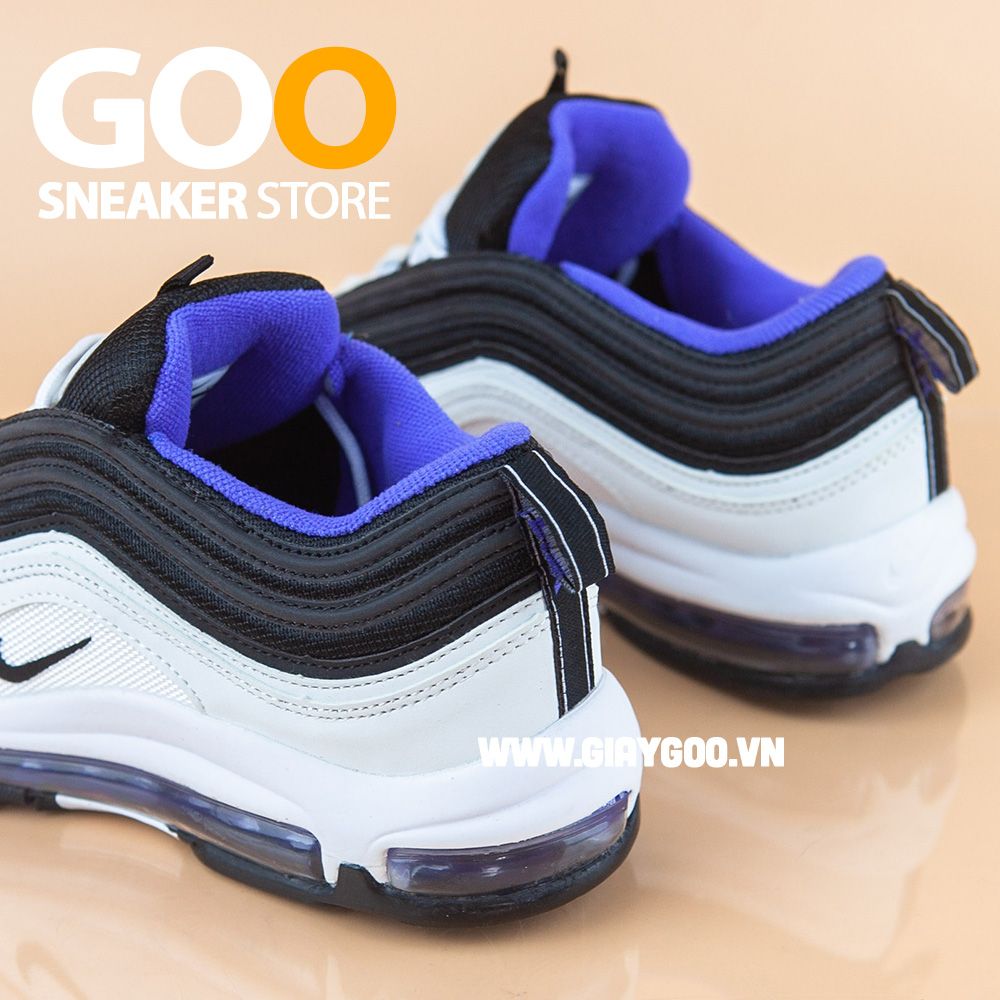  Nike air max 97 trắng đen xanh 