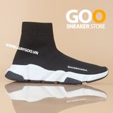  Balenciaga Speed Trainer đen đế trắng đen replica 1:1 