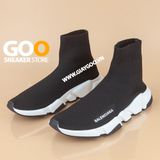  Balenciaga Speed Trainer đen đế trắng đen replica 1:1 