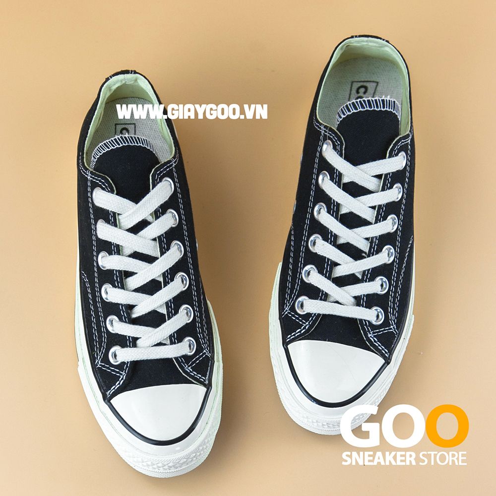  Giày Converse 1970s Đen Cổ Thấp 