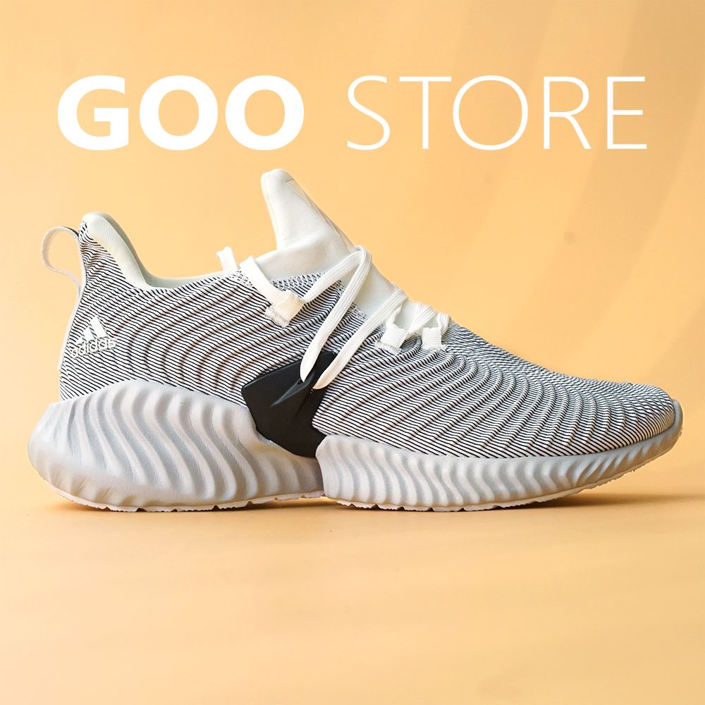  Giày Alphabounce Instinct Xám Trắng 2018 