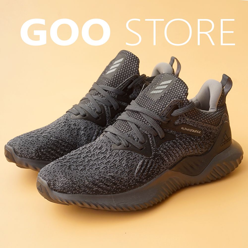 giày Alphabounce Beyond Đen full muối tiêu
