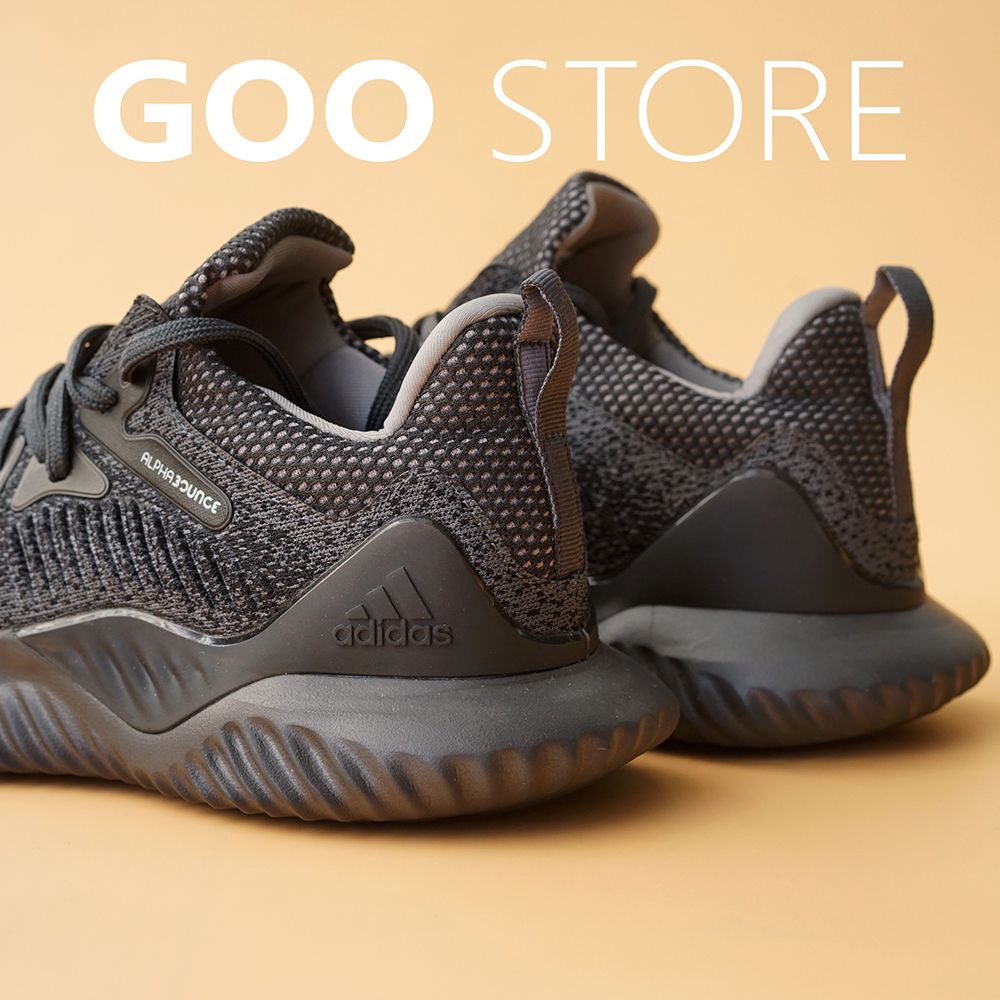  giày Alphabounce Beyond Đen full muối tiêu 