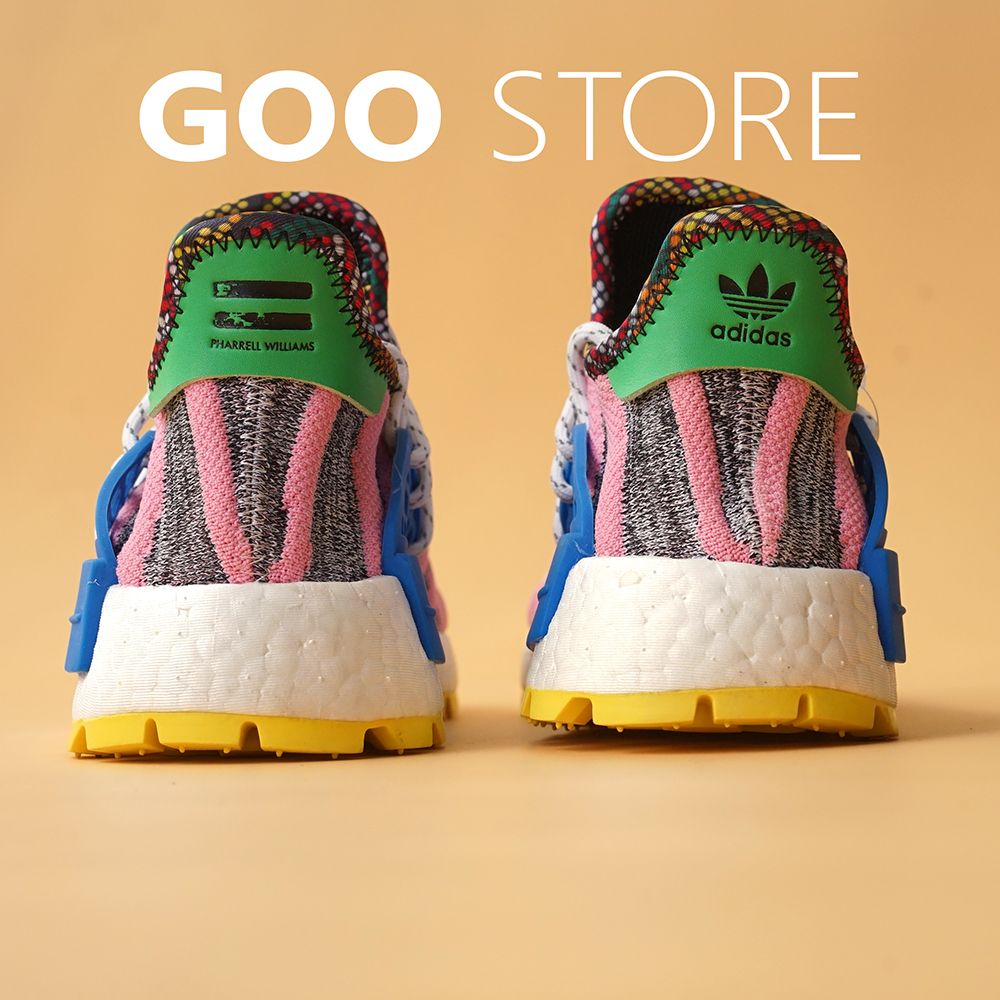 giày NMD Human Race Solar Hu Hồng 1:1